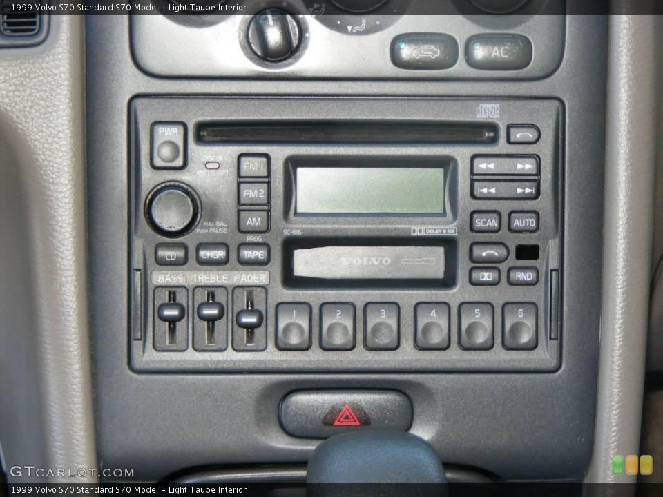 Light Taupe Interior Audio System for the 1999 Volvo S70  #23664202