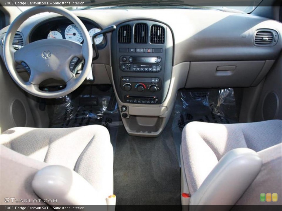 Sandstone Interior Dashboard for the 2003 Dodge Caravan SXT #23679532