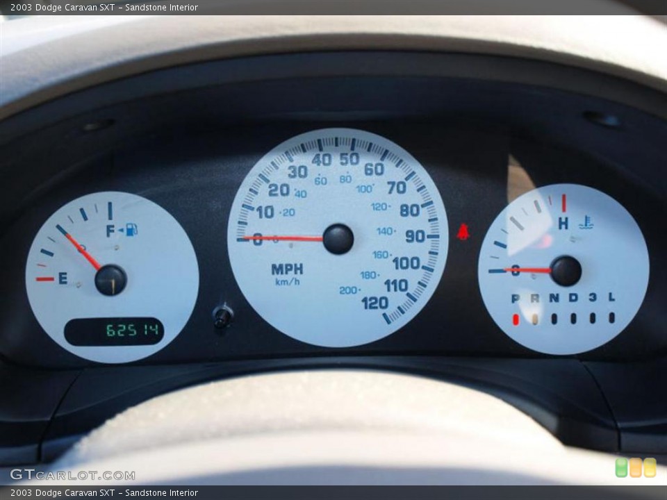 Sandstone Interior Gauges for the 2003 Dodge Caravan SXT #23679688