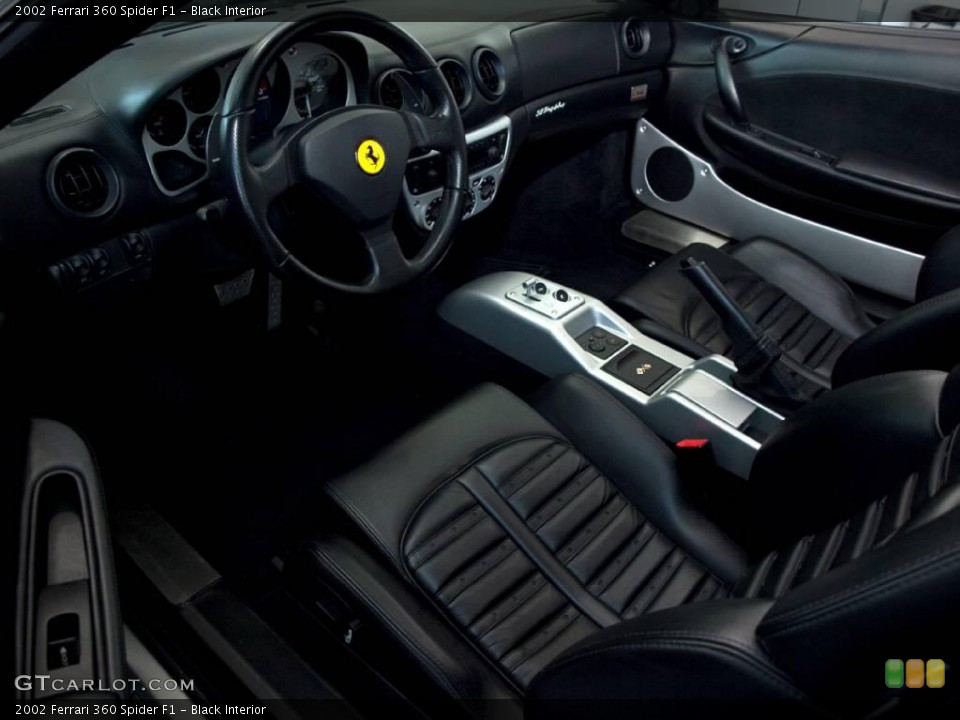 Black Interior Photo for the 2002 Ferrari 360 Spider F1 #23815947