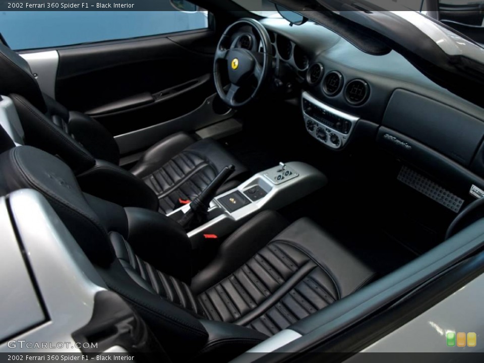 Black Interior Photo for the 2002 Ferrari 360 Spider F1 #23816055