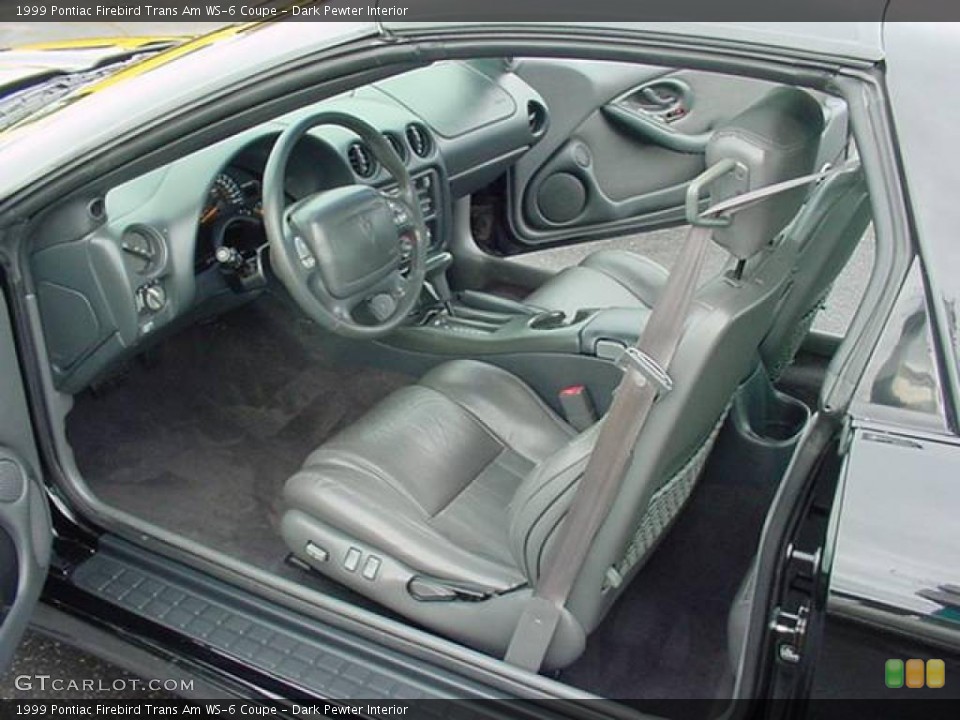 Dark Pewter Interior Prime Interior for the 1999 Pontiac Firebird Trans Am WS-6 Coupe #23872314