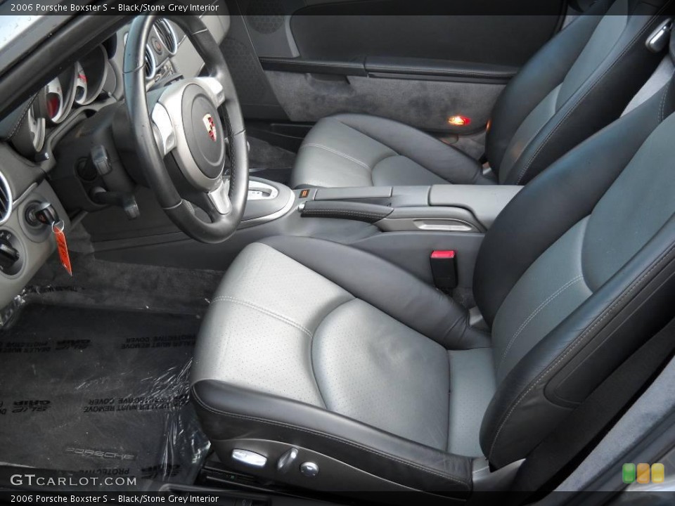 Black/Stone Grey Interior Photo for the 2006 Porsche Boxster S #23928994