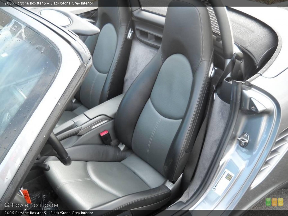 Black/Stone Grey Interior Photo for the 2006 Porsche Boxster S #23929002