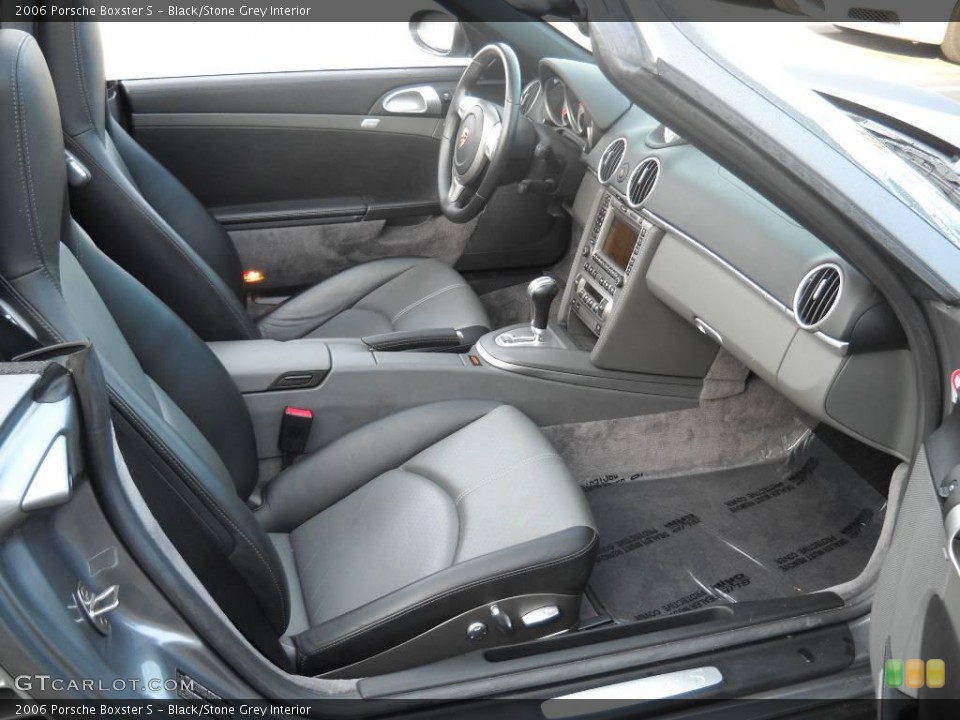 Black/Stone Grey Interior Photo for the 2006 Porsche Boxster S #23929258