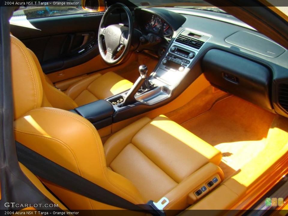 Orange Interior Photo for the 2004 Acura NSX T Targa #2393099