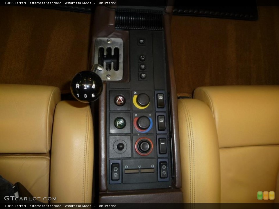 Tan Interior Transmission for the 1986 Ferrari Testarossa  #24019403