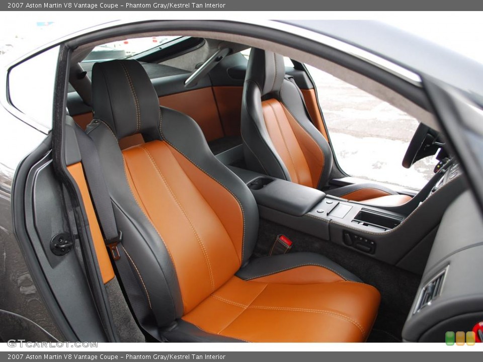 Phantom Gray/Kestrel Tan Interior Photo for the 2007 Aston Martin V8 Vantage Coupe #24353461