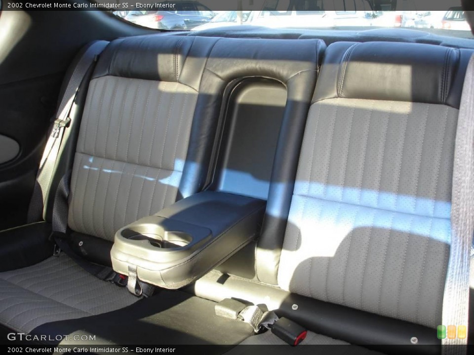 Ebony Interior Photo for the 2002 Chevrolet Monte Carlo Intimidator SS #24371270