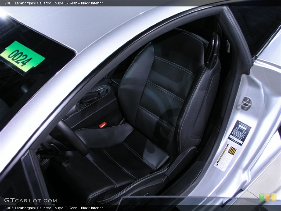 Black Interior Front Seat for the 2005 Lamborghini Gallardo Coupe E-Gear #243833