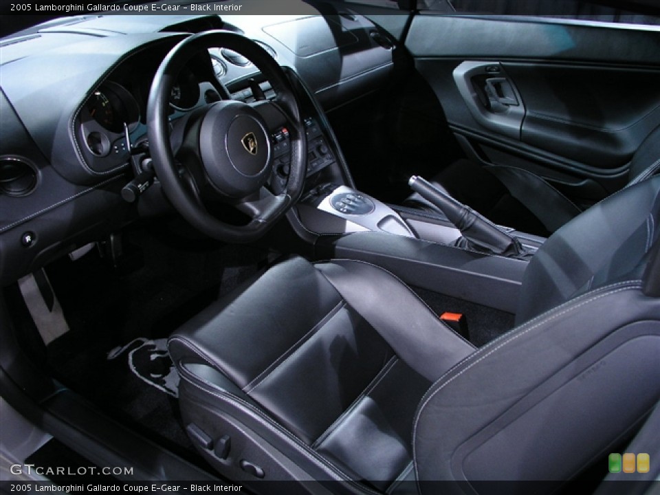 Black 2005 Lamborghini Gallardo Interiors