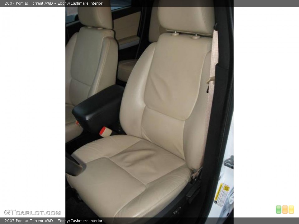 Ebony/Cashmere Interior Photo for the 2007 Pontiac Torrent AWD #24390320