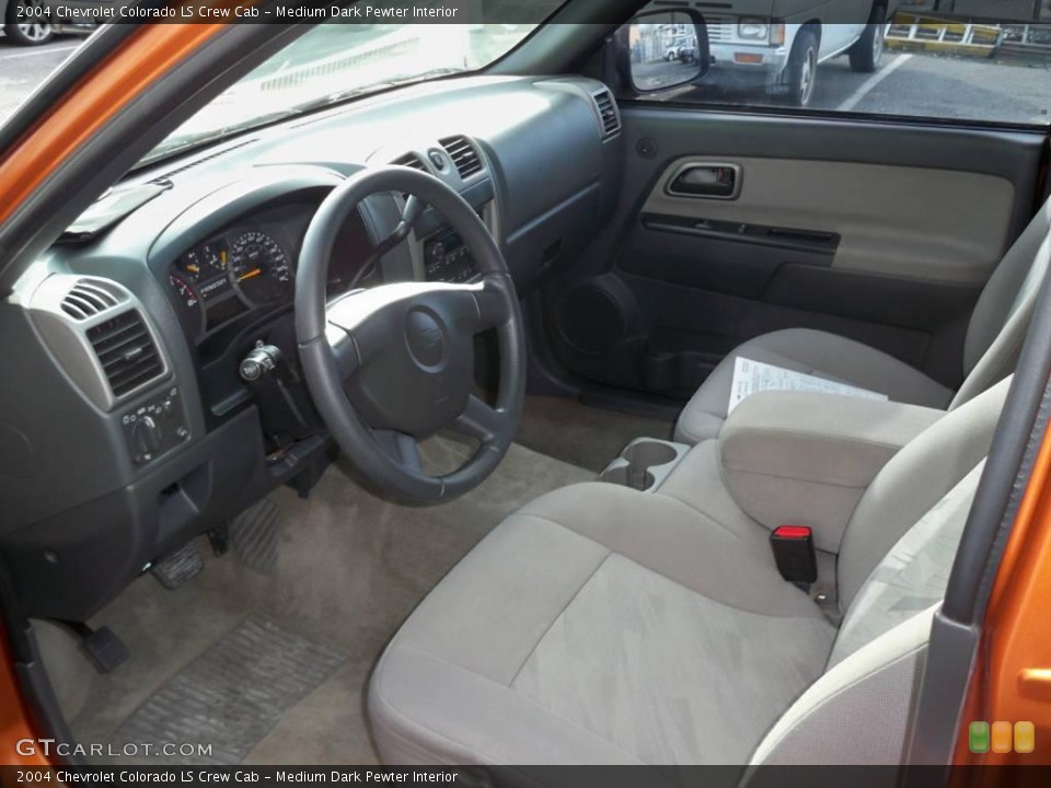 Medium Dark Pewter Interior Front Seat for the 2004 Chevrolet Colorado LS Crew Cab #2443163