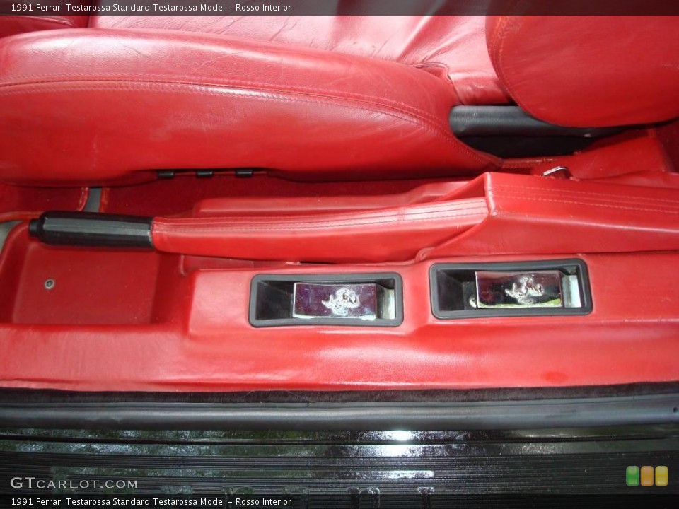 Rosso Interior Controls for the 1991 Ferrari Testarossa  #24443939