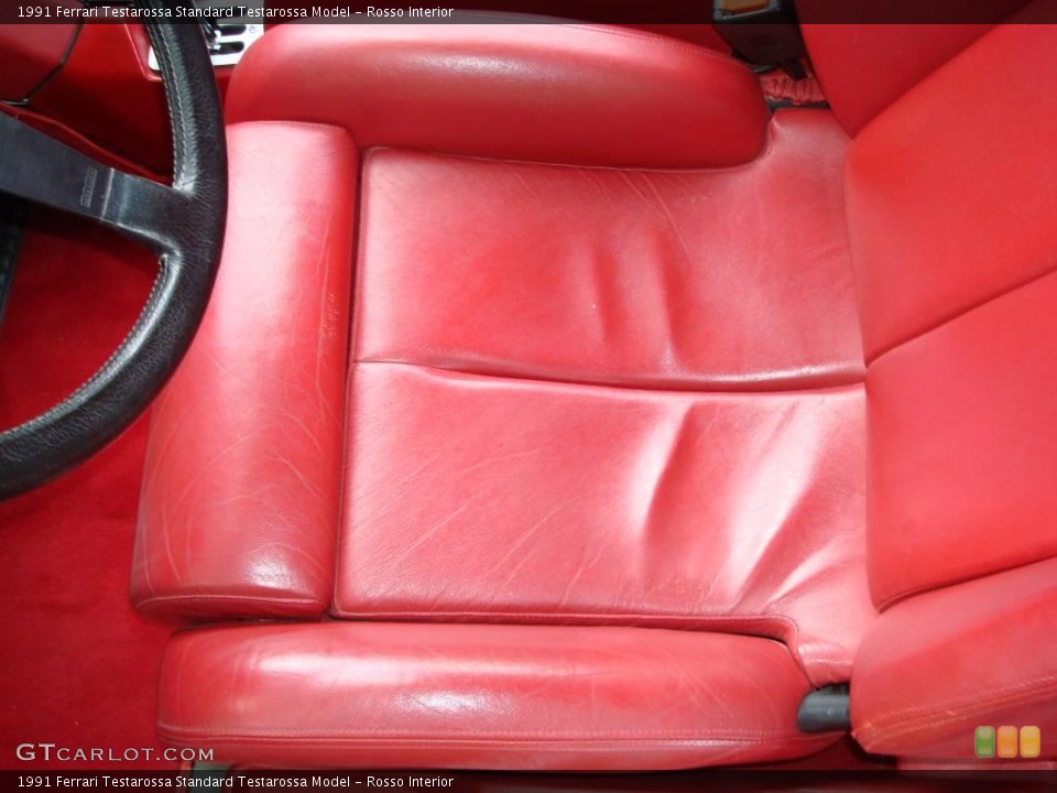 Rosso Interior Photo for the 1991 Ferrari Testarossa  #24443955