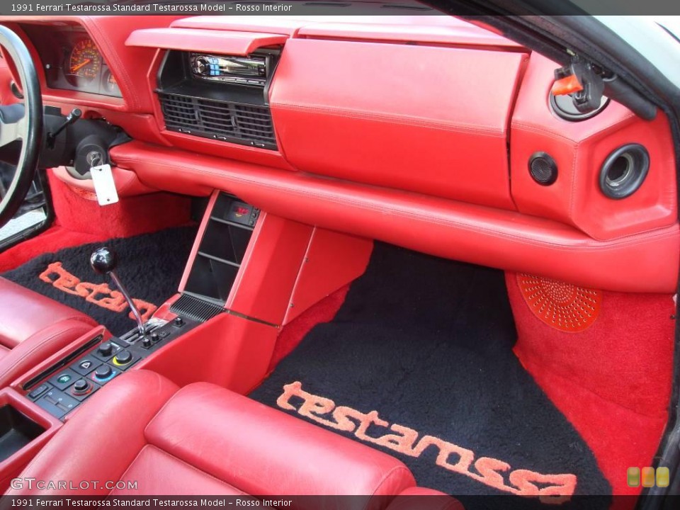 Rosso Interior Photo for the 1991 Ferrari Testarossa  #24443987