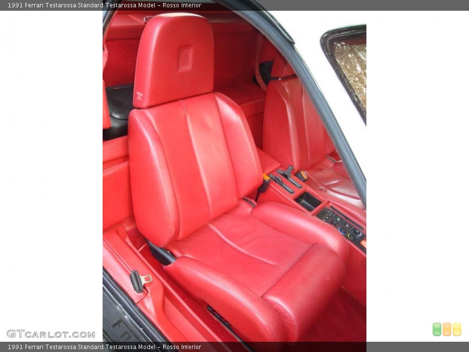 Rosso Interior Photo for the 1991 Ferrari Testarossa  #24443991