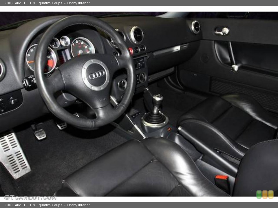 Ebony Interior Front Seat for the 2002 Audi TT 1.8T quattro Coupe #24463655