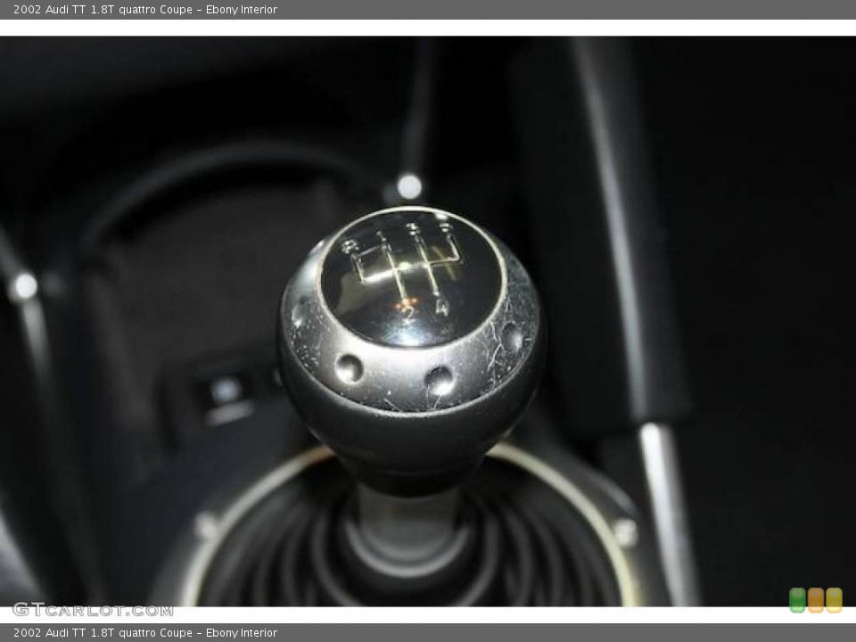 Ebony Interior Transmission for the 2002 Audi TT 1.8T quattro Coupe #24463703