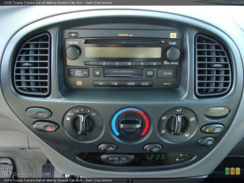 Dark Gray Interior Controls for the 2006 Toyota Tundra Darrell Waltrip Double Cab 4x4 #24470705