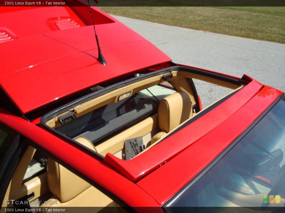 Tan Interior Sunroof for the 2001 Lotus Esprit V8 #24480775
