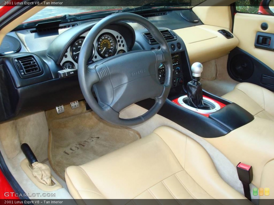 Tan Interior Photo for the 2001 Lotus Esprit V8 #24480779