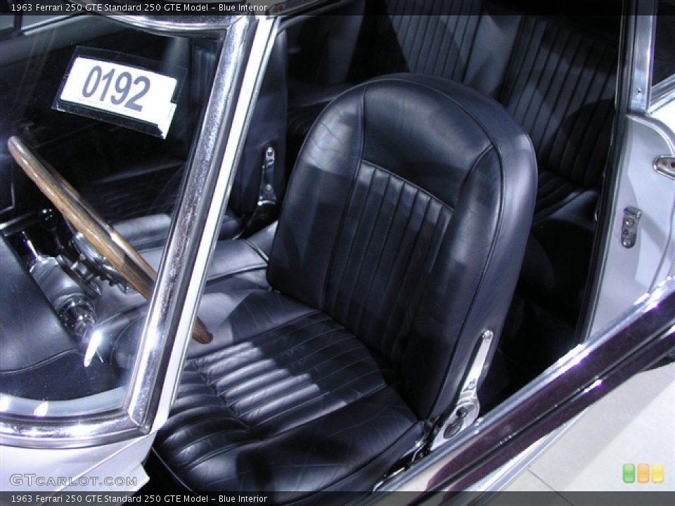 Blue Interior Photo for the 1963 Ferrari 250 GTE  #244886
