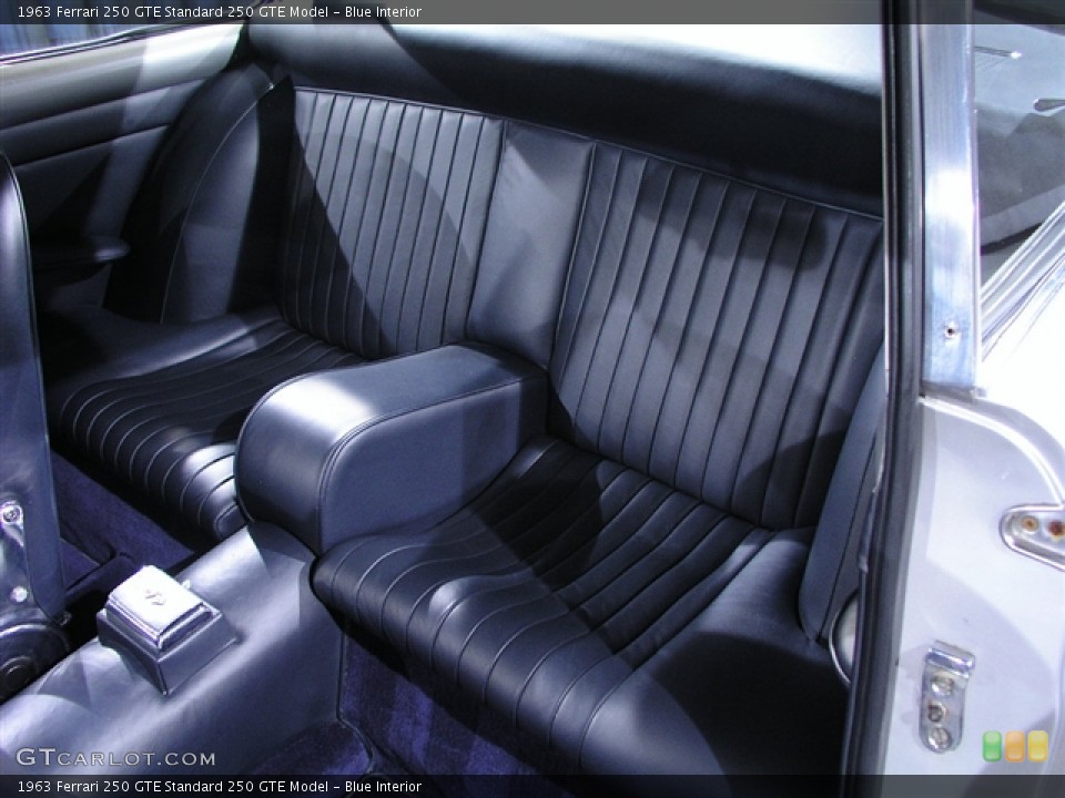 Blue Interior Photo for the 1963 Ferrari 250 GTE  #244942