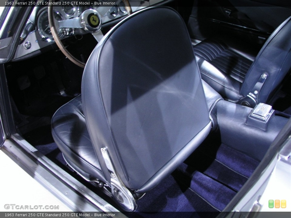 Blue Interior Photo for the 1963 Ferrari 250 GTE  #244949