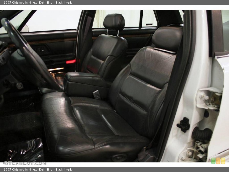 Black Interior Front Seat for the 1995 Oldsmobile Ninety-Eight Elite #24563268
