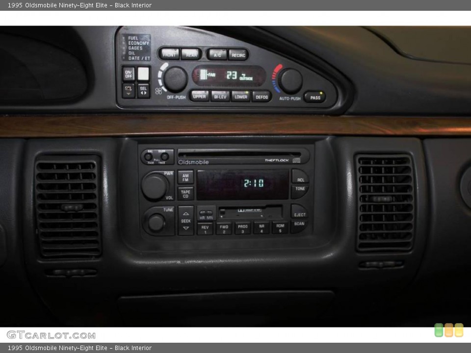 Black Interior Controls for the 1995 Oldsmobile Ninety-Eight Elite #24563280