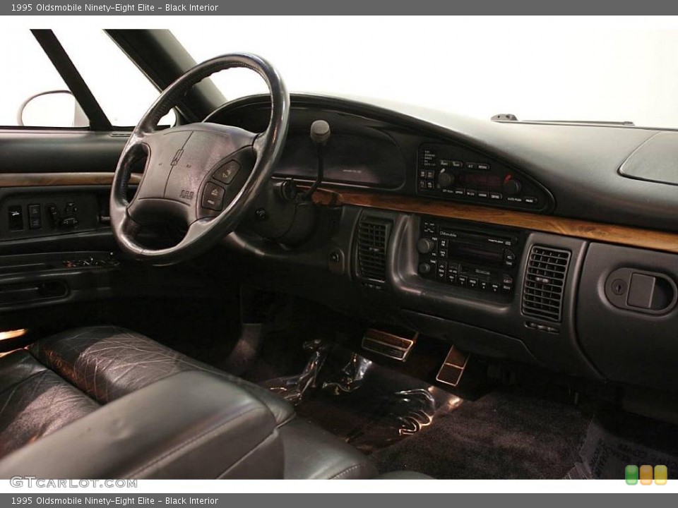 Black Interior Dashboard for the 1995 Oldsmobile Ninety-Eight Elite #24563284