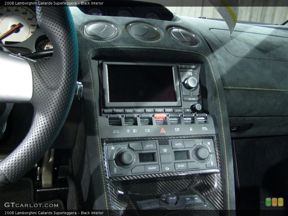 Black Interior Controls for the 2008 Lamborghini Gallardo Superleggera #245846
