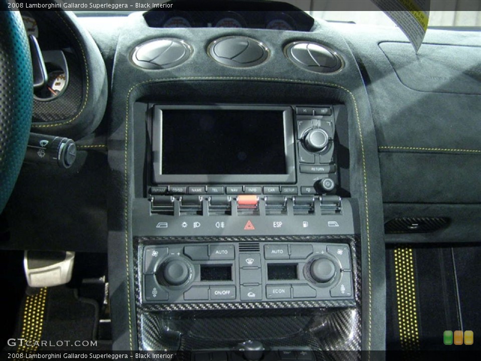 Black Interior Controls for the 2008 Lamborghini Gallardo Superleggera #245853