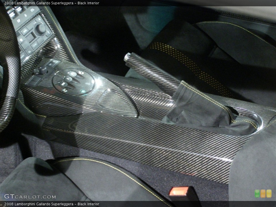 Black Interior Controls for the 2008 Lamborghini Gallardo Superleggera #245867
