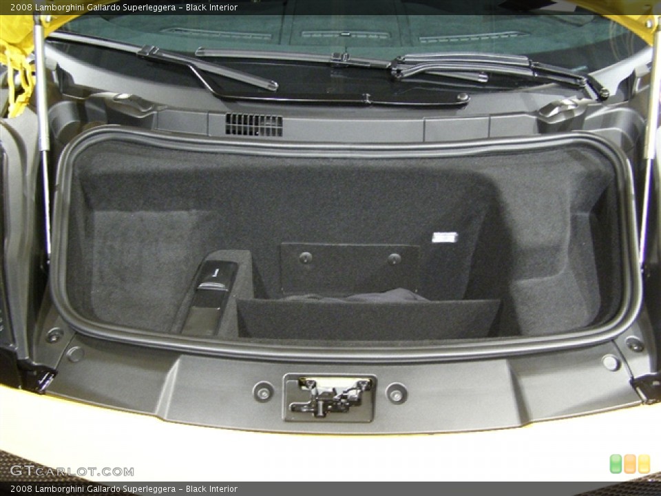 Black Interior Trunk for the 2008 Lamborghini Gallardo Superleggera #245902