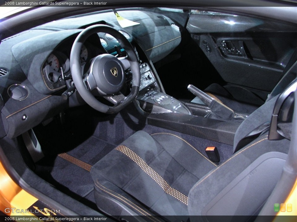 Black Interior Dashboard for the 2008 Lamborghini Gallardo Superleggera #245958