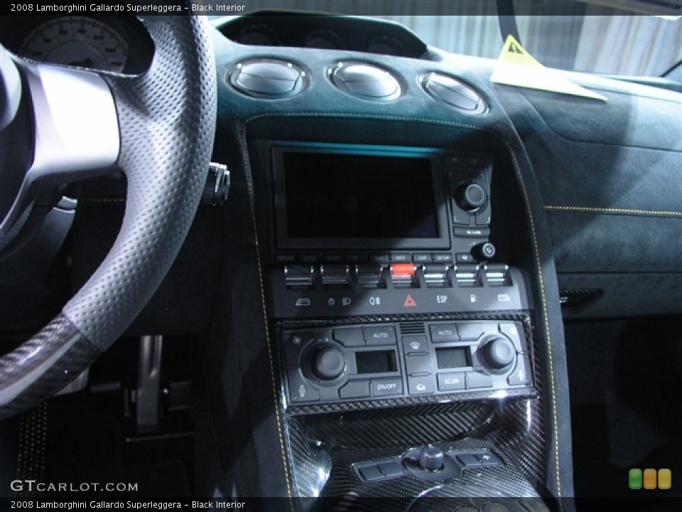 Black Interior Controls for the 2008 Lamborghini Gallardo Superleggera #245972