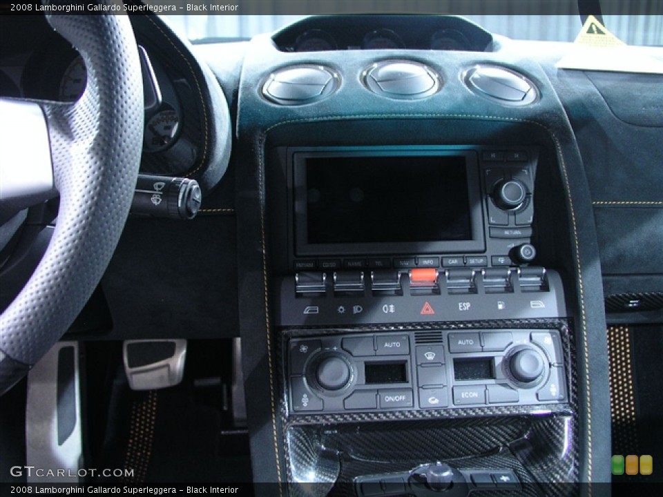 Black Interior Controls for the 2008 Lamborghini Gallardo Superleggera #245979