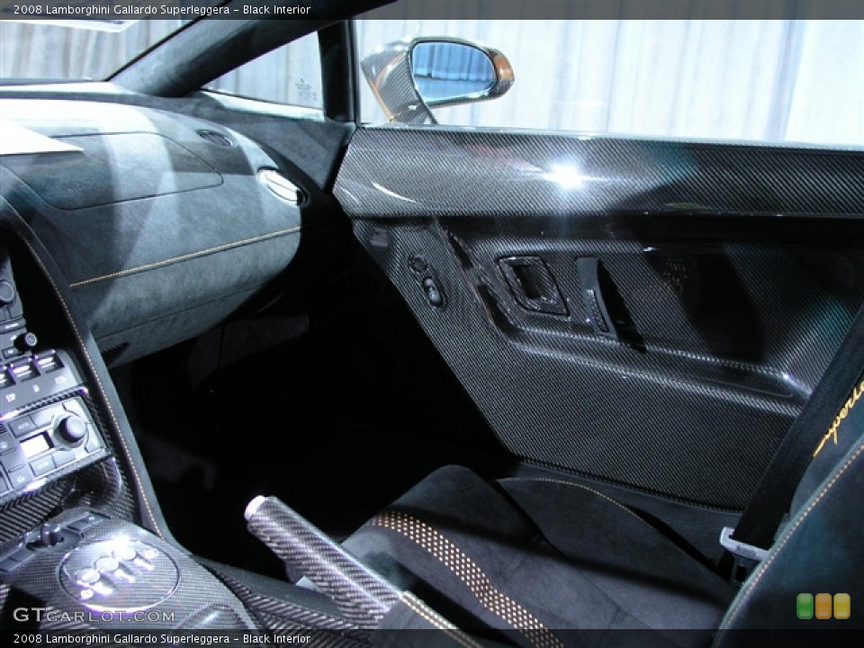 Black Interior Photo for the 2008 Lamborghini Gallardo Superleggera #245993