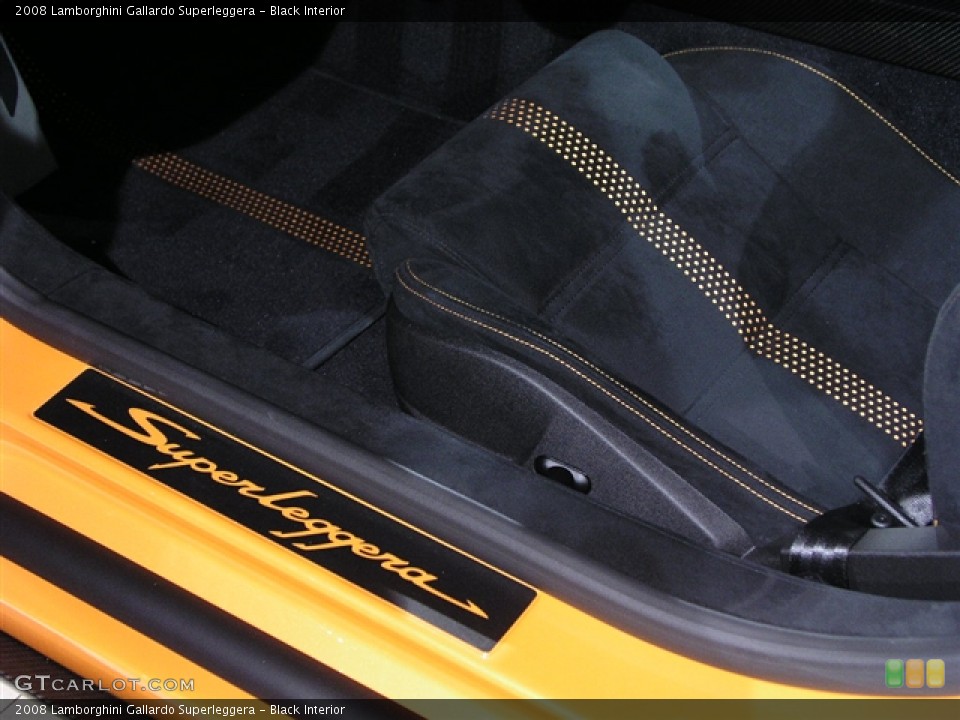 Black Interior Photo for the 2008 Lamborghini Gallardo Superleggera #246000