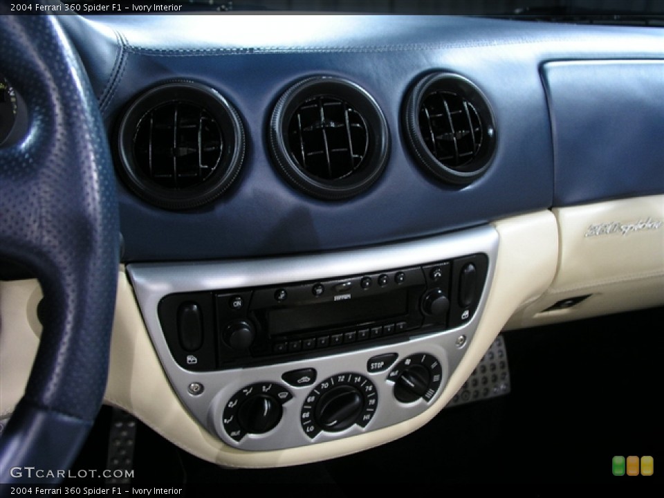 Ivory Interior Controls for the 2004 Ferrari 360 Spider F1 #246234