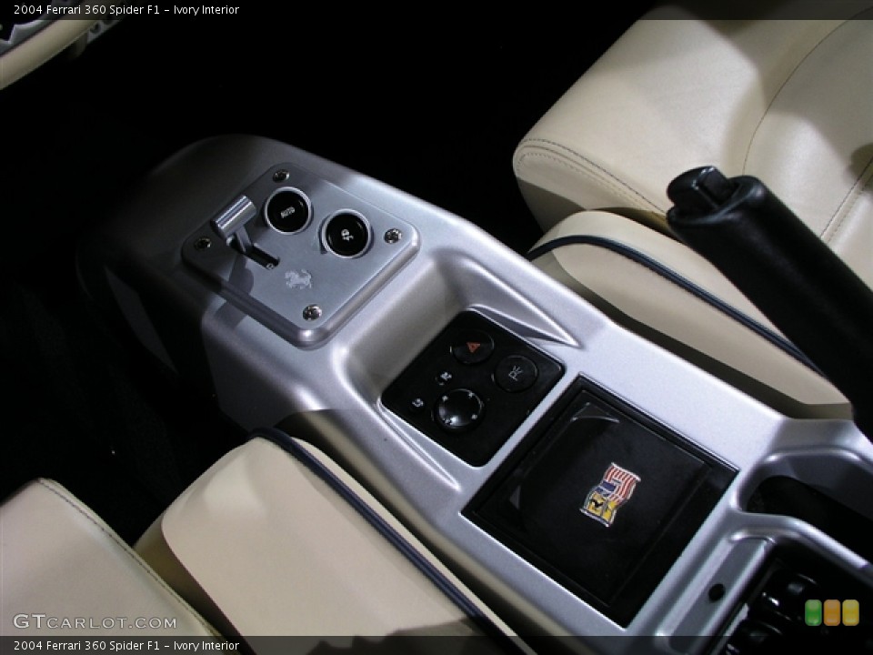 Ivory Interior Controls for the 2004 Ferrari 360 Spider F1 #246241