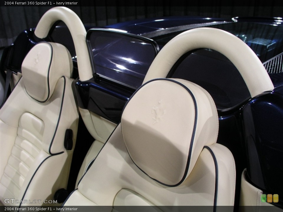 Ivory Interior Photo for the 2004 Ferrari 360 Spider F1 #246255