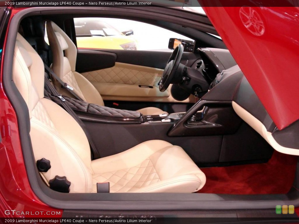 Nero Perseus/Avorio Lilium Interior Photo for the 2009 Lamborghini Murcielago LP640 Coupe #2466819