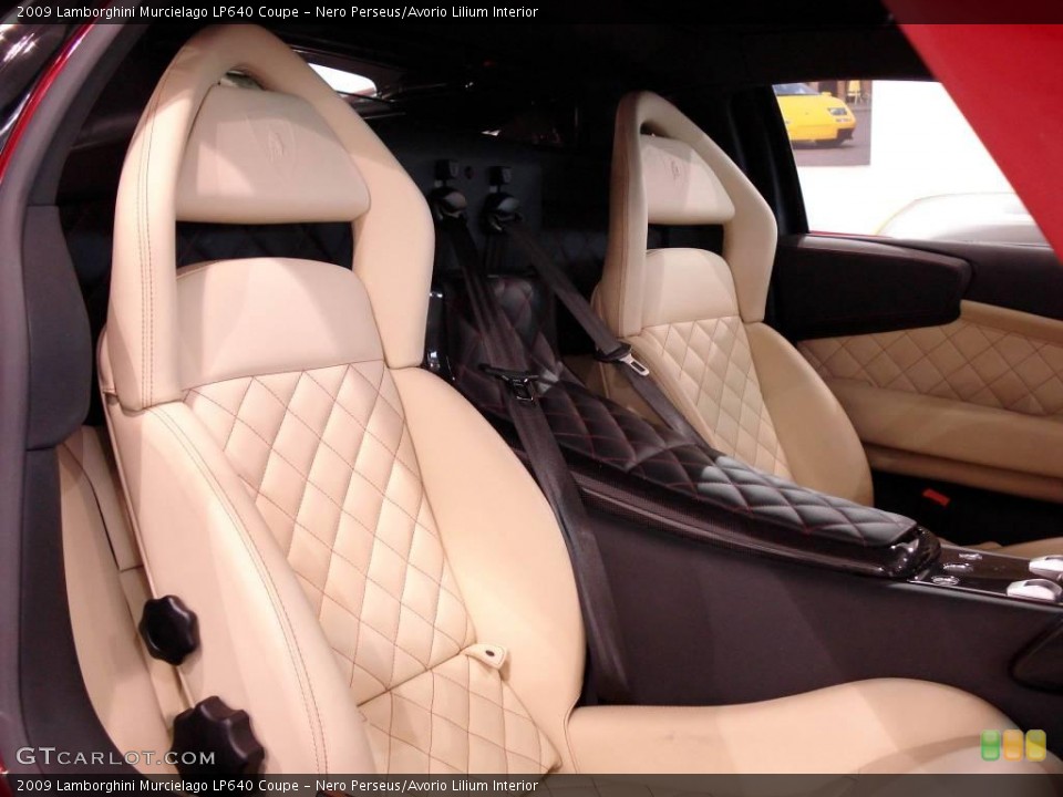 Nero Perseus/Avorio Lilium Interior Photo for the 2009 Lamborghini Murcielago LP640 Coupe #2466829