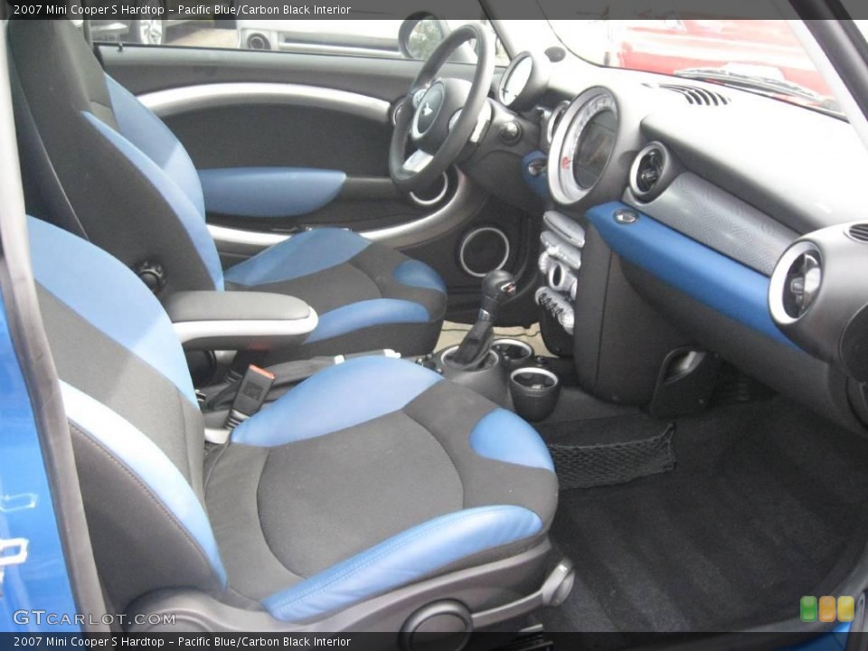 Pacific Blue/Carbon Black Interior Photo for the 2007 Mini Cooper S Hardtop #24713043
