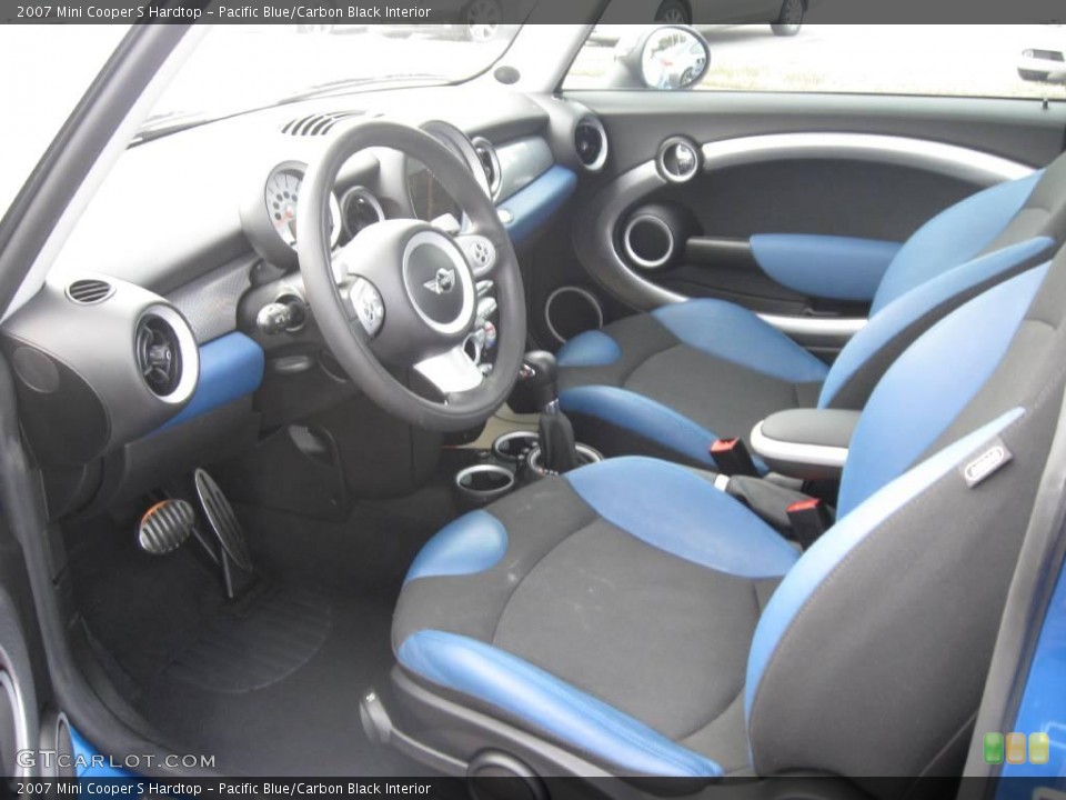 Pacific Blue/Carbon Black Interior Photo for the 2007 Mini Cooper S Hardtop #24713055