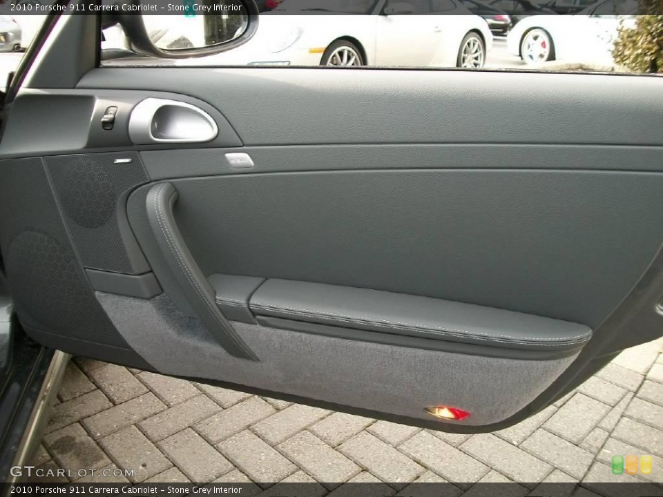 Stone Grey Interior Door Panel for the 2010 Porsche 911 Carrera Cabriolet #24730451