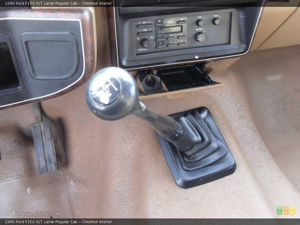 Chestnut Interior Transmission for the 1990 Ford F150 XLT Lariat Regular Cab #24744907